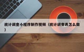 芜湖统计调查小程序制作视频（统计调查表怎么做）