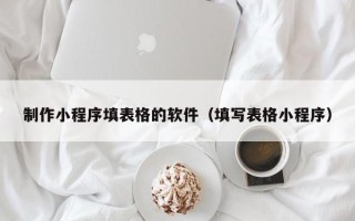 芜湖制作小程序填表格的软件（填写表格小程序）